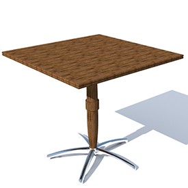 Quadratic Table 3D Object | FREE Artlantis Objects Download